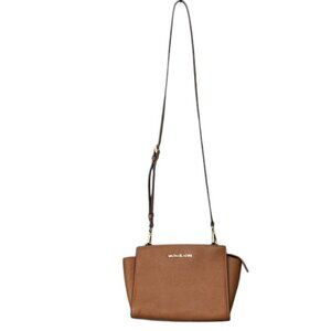 Michael Kors Bag‎ Women’s Brown Selma Mini Crossbody Small Saffiano Leather